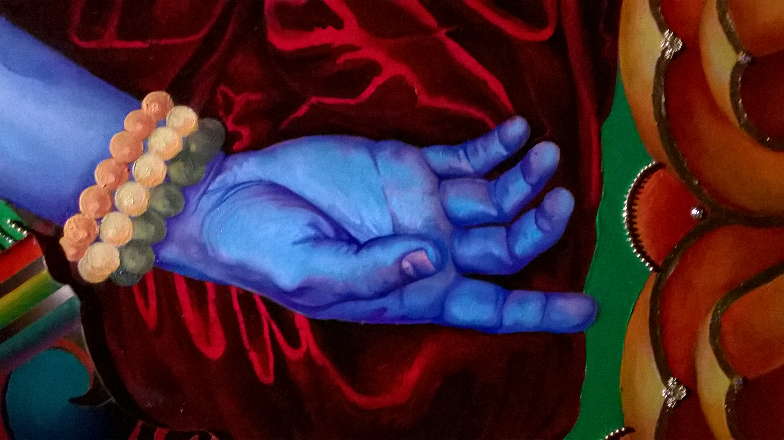 Medicine Buddha — detail
